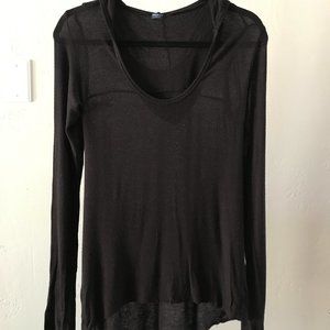 Black Brandy Melville Loose Hoodie